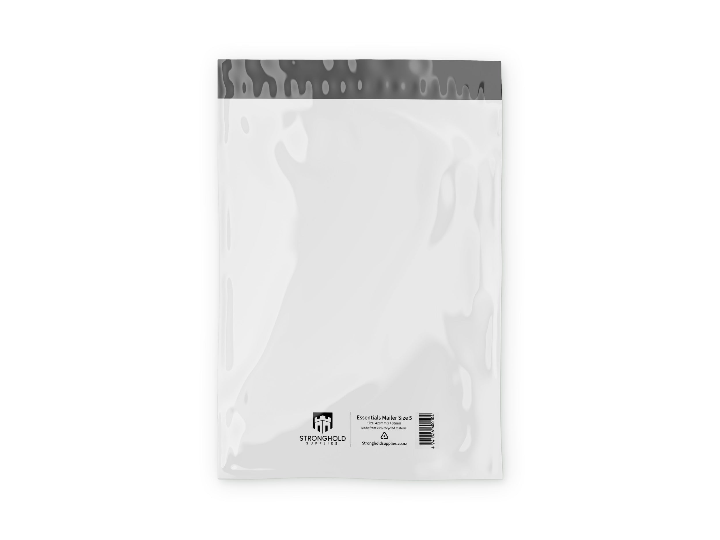 Stronghold Essentials Mailer Bags - 70% Recycled, 60 Micron (100 Pack)
